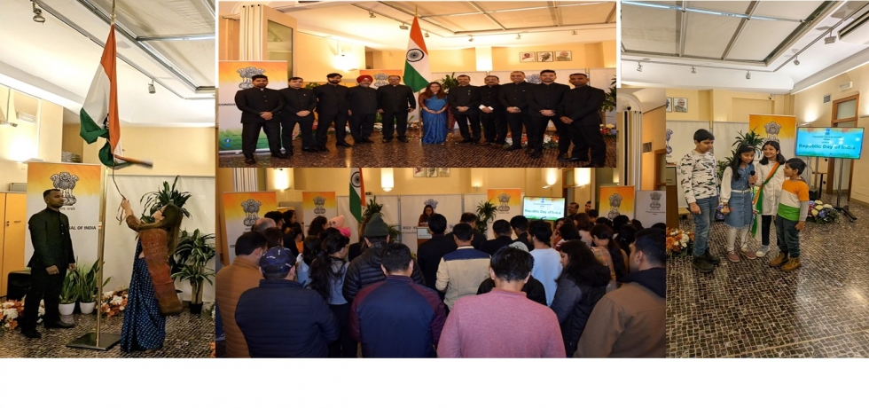Celebration of 75th Republic Day of India at Consulate General of India, Milan